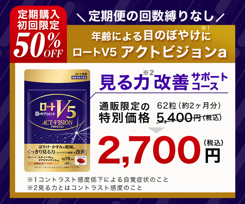 ロートV5アクトビジョンオファー画像